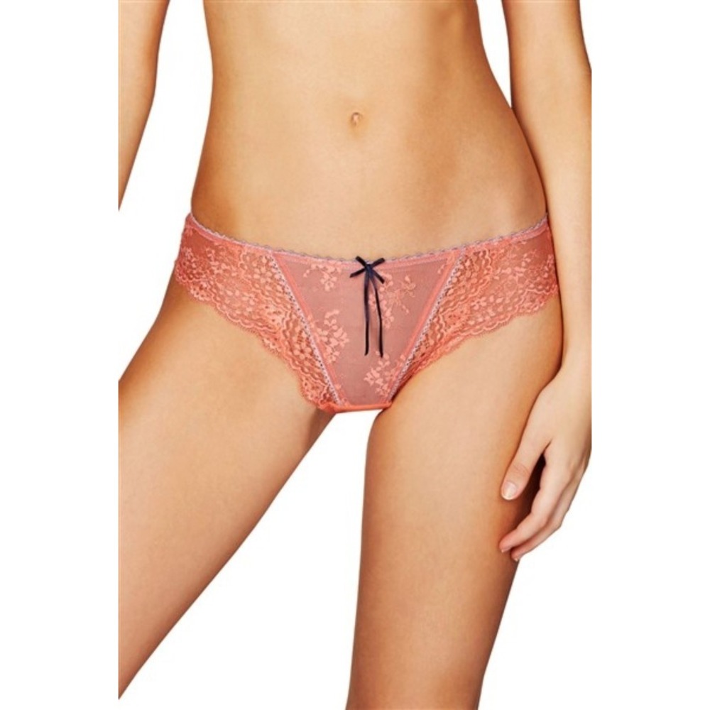 NWT Heidi Klum L Sofia Thong H16-261 Salmon Pink & Grey 113734